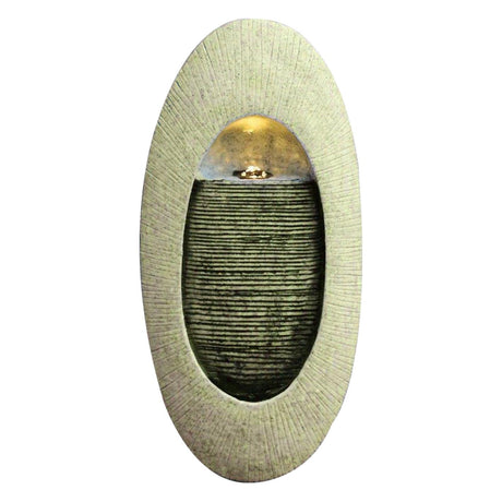 Wall Design Water Feature Outdoor With LED by GEEZY - UKBuyZone