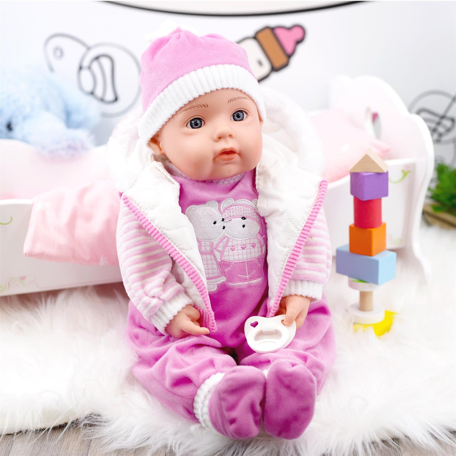 BiBi Baby Doll "Pinky" (Adventurer) (50 cm / 20") by BiBi Doll - UKBuyZone