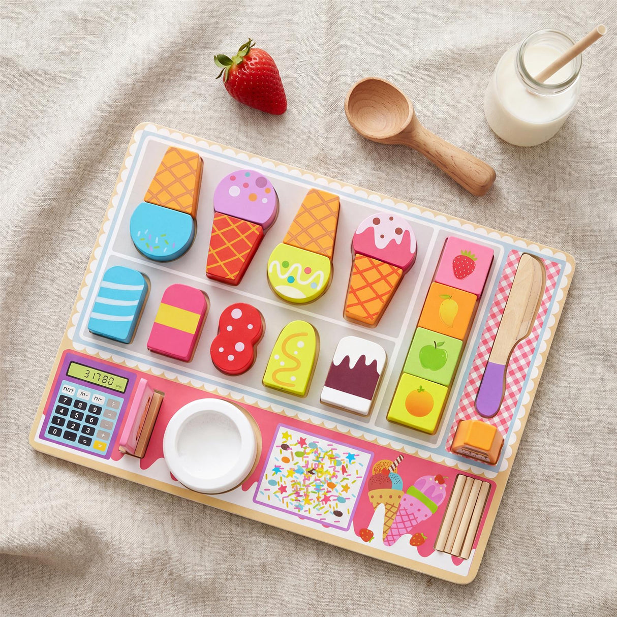 Wooden Ice Cream Shop
