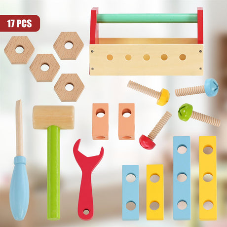 Kids Tool Set 17Pcs by The Magic Toy Shop - UKBuyZone