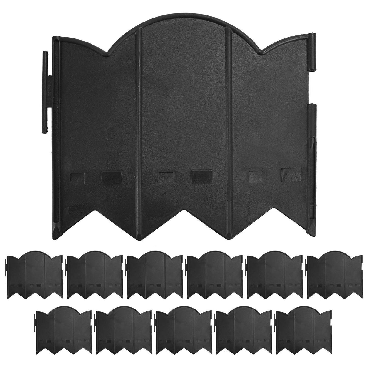 Lawn Edging Border Black Pack of 15 by GEEZY - UKBuyZone