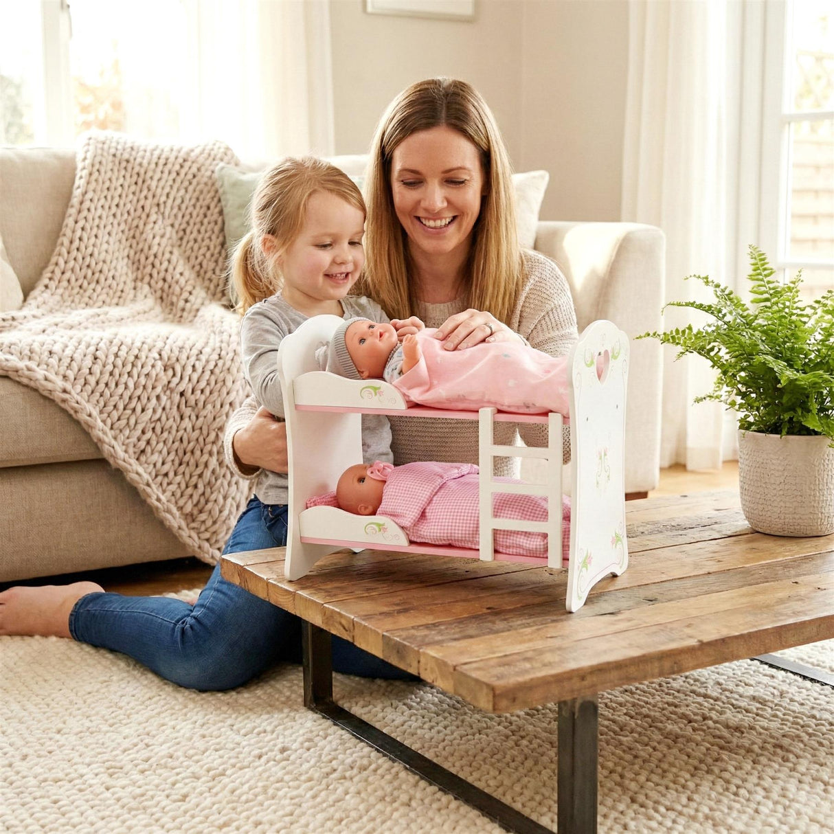 BiBi Furniture - Doll Bunk Bed