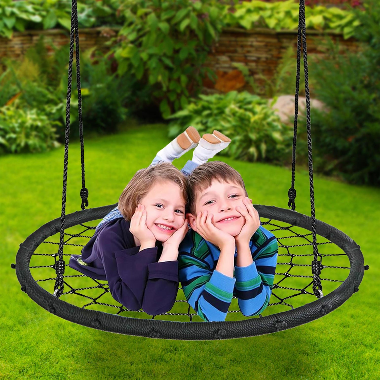 Giant Kids Outdoor Nest Disc Swing for 2 People by The Magic Toy Shop - UKBuyZone