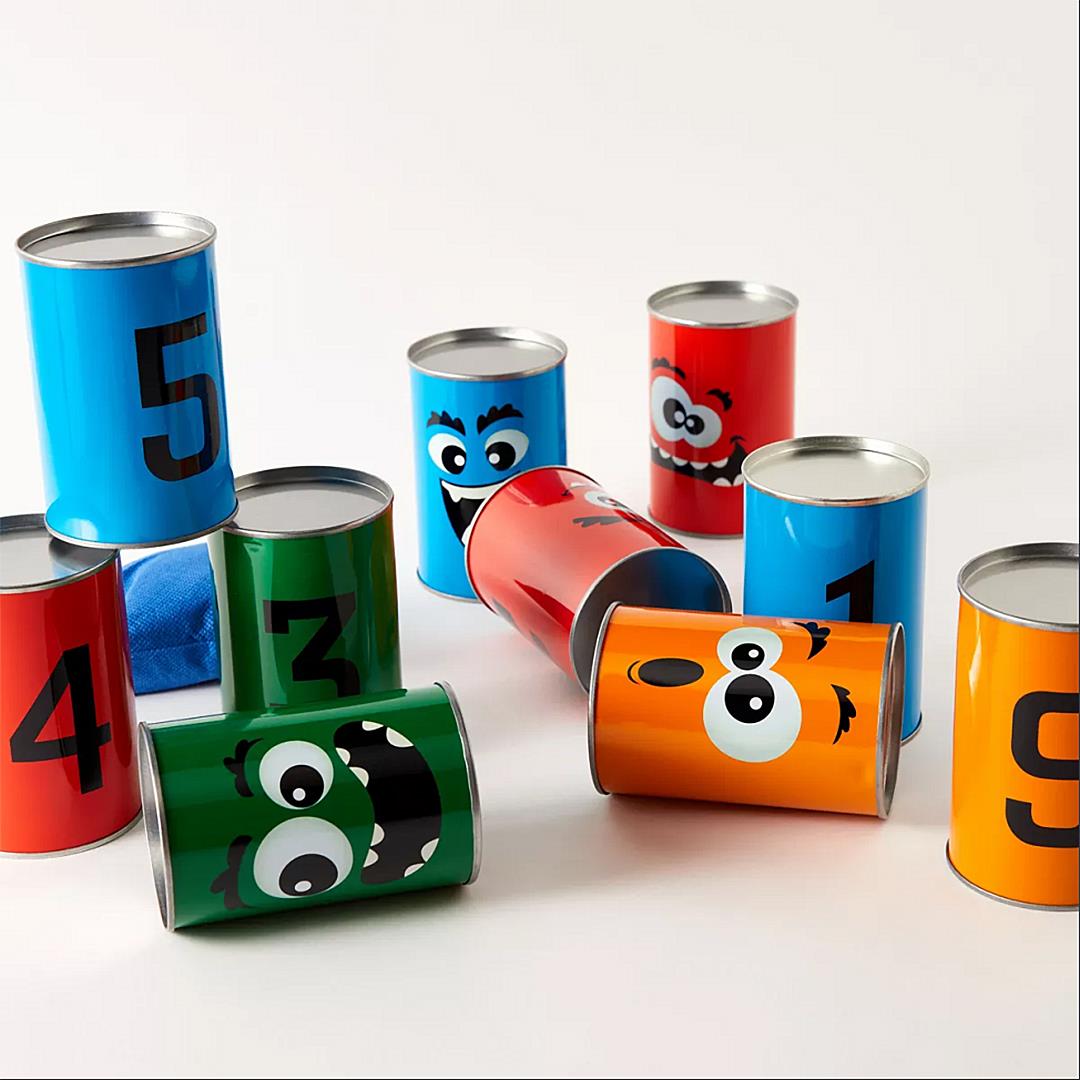 Tin Can Alley Bean Bag Toss Game by The Magic Toy Shop - UKBuyZone