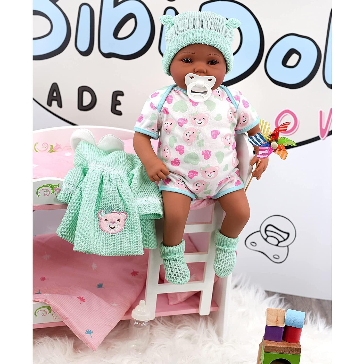 Dolls Wooden Bunk Bed by BiBi Doll - UKBuyZone