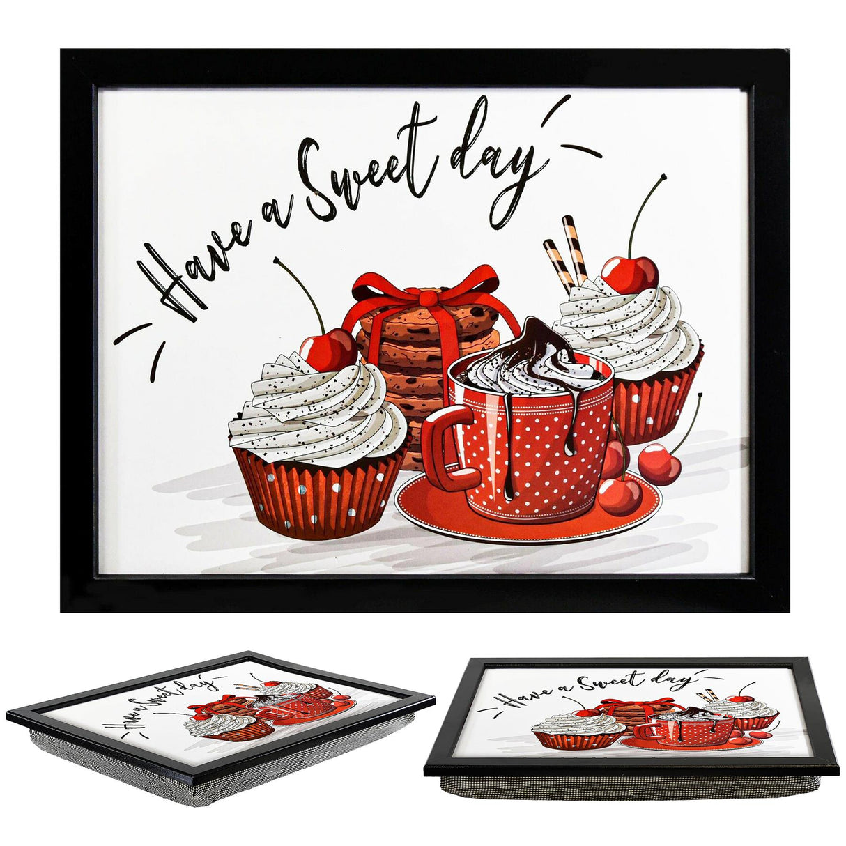 Lap Tray With Bean Bag Cushion (Sweet Day) by The Magic Toy Shop - UKBuyZone