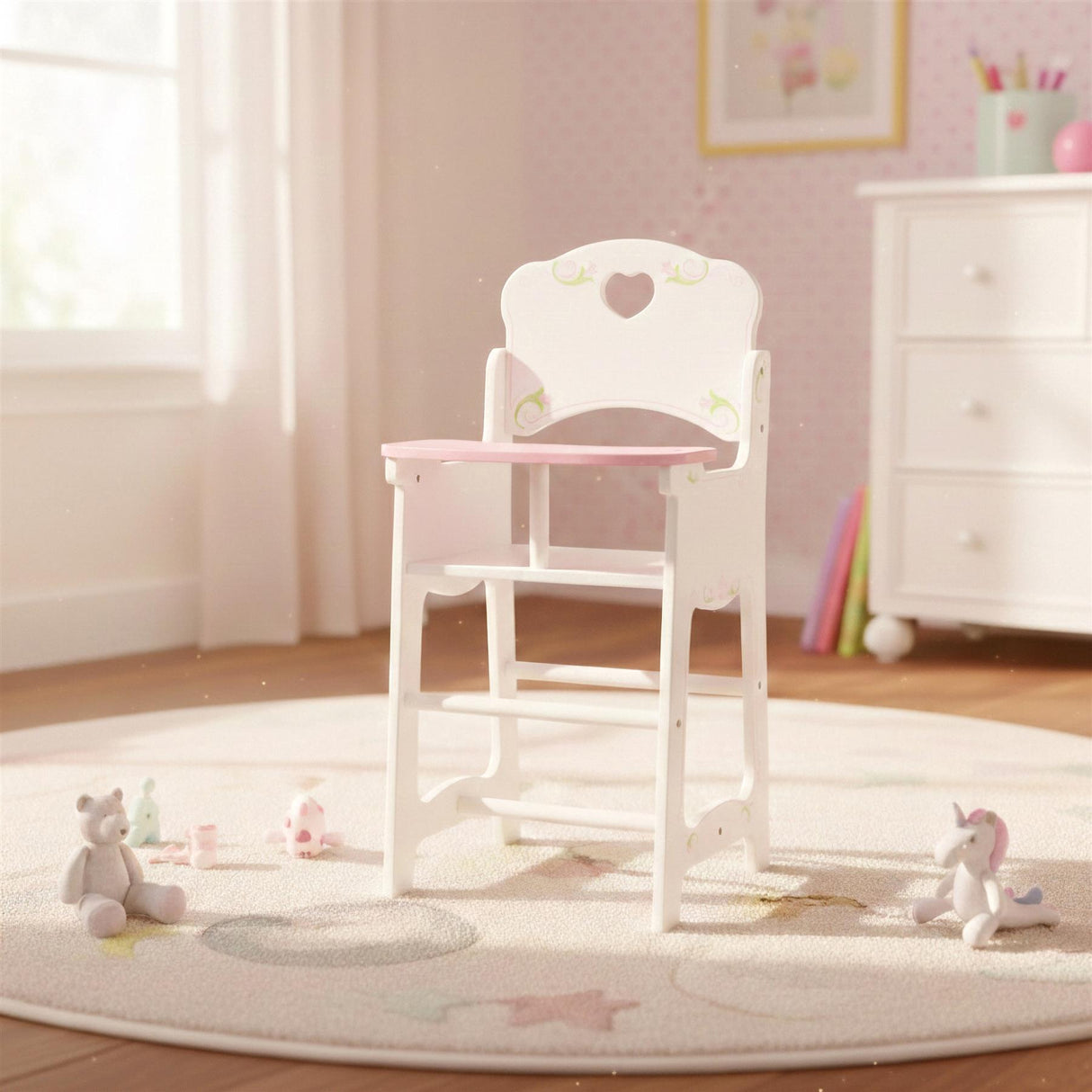 BiBi Furniture - Wooden Doll High Chair