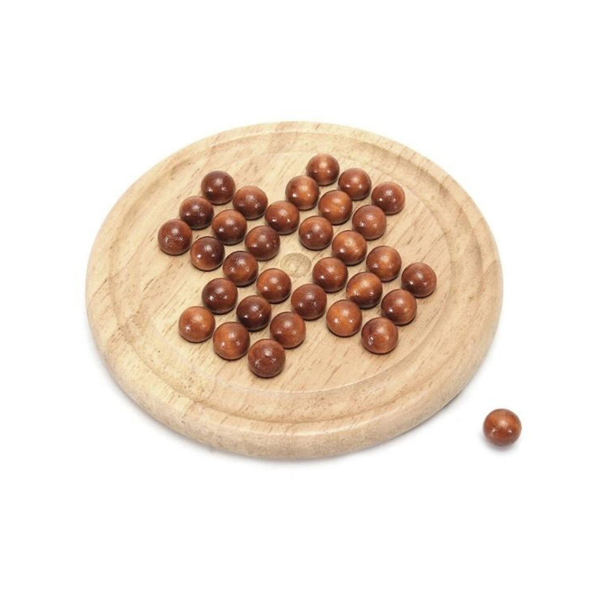 Peg with Wooden Marbles Board Game by The Magic Toy Shop - UKBuyZone