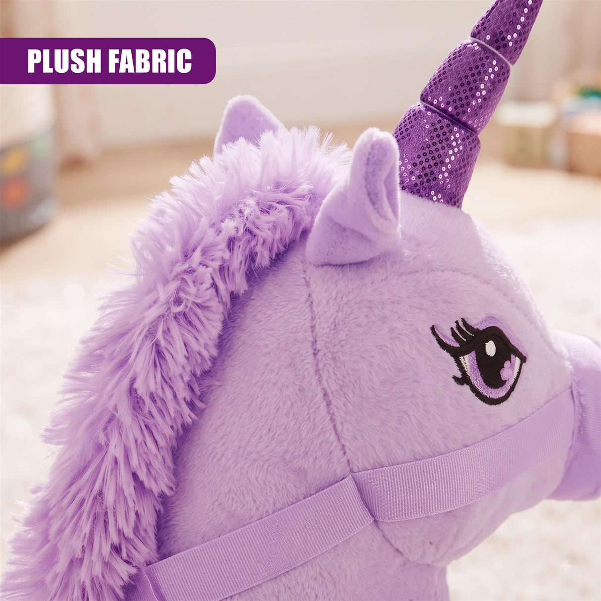 Unicorn Hobby Horse - Lilac