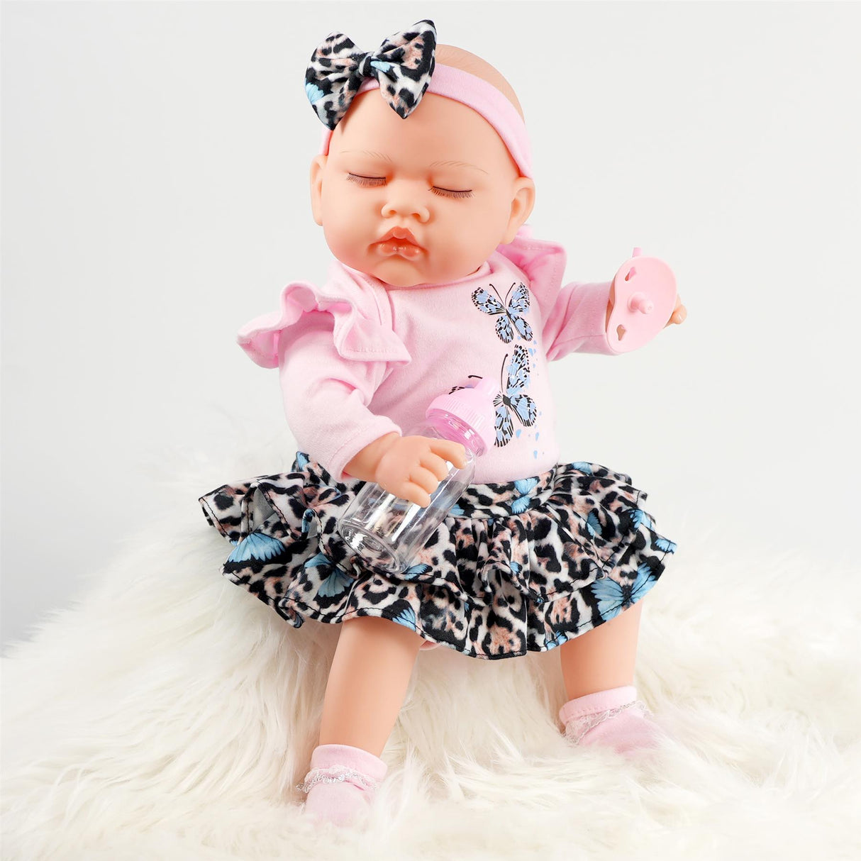 BiBi Reborn Doll Sleeping Girl "Bella" (43 cm / 17") by BiBi Doll - UKBuyZone