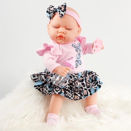 BiBi Reborn Doll Sleeping Girl "Bella" (43 cm / 17") by BiBi Doll - UKBuyZone