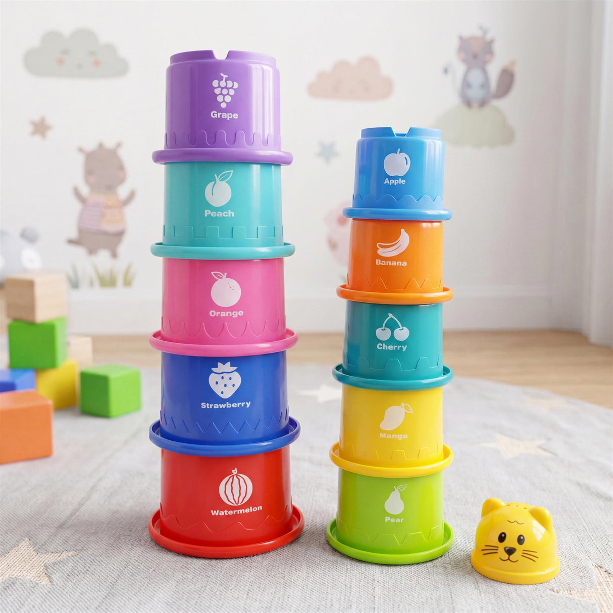 11-Piece Stacking Cups Playset