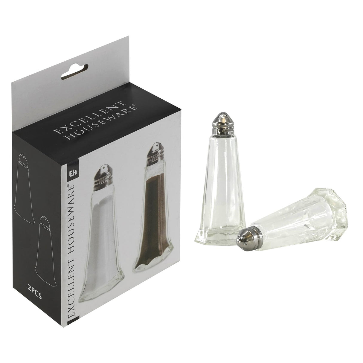 Classic Style Salt And Pepper Shakers - Pack Of 12 by Geezy - UKBuyZone