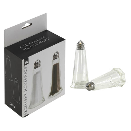 Classic Style Salt And Pepper Shakers - Pack Of 12 by Geezy - UKBuyZone