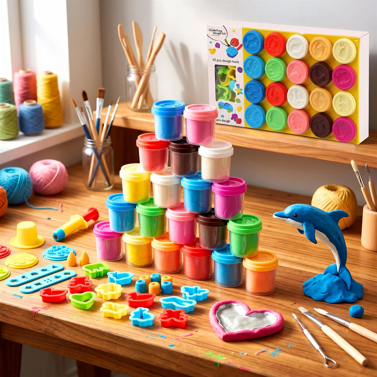 62-Piece Kids Dough Kit