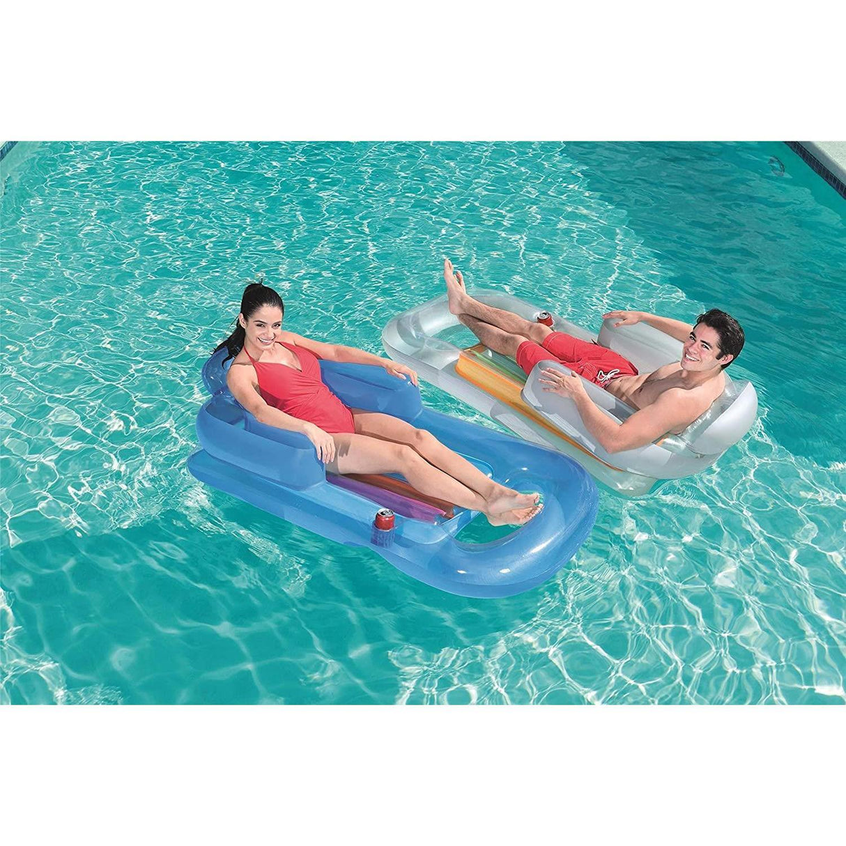 Inflatable Designer Lounger Lilo Float by Bestway - UKBuyZone