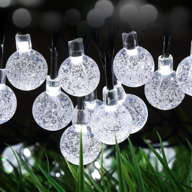 White Led String Lights In Crystal Balls Design by The Magic Toy Shop - UKBuyZone