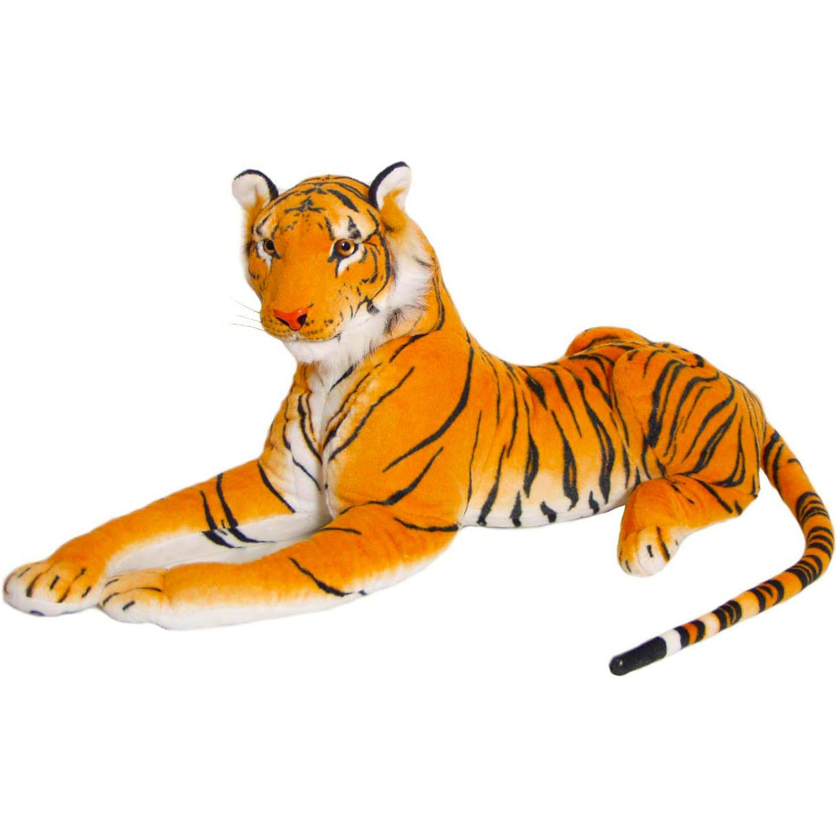 Small Bengal Tiger Soft Plush Toy by The Magic Toy Shop - UKBuyZone