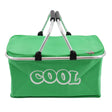 Green Cooler Basket Bag by Geezy - UKBuyZone