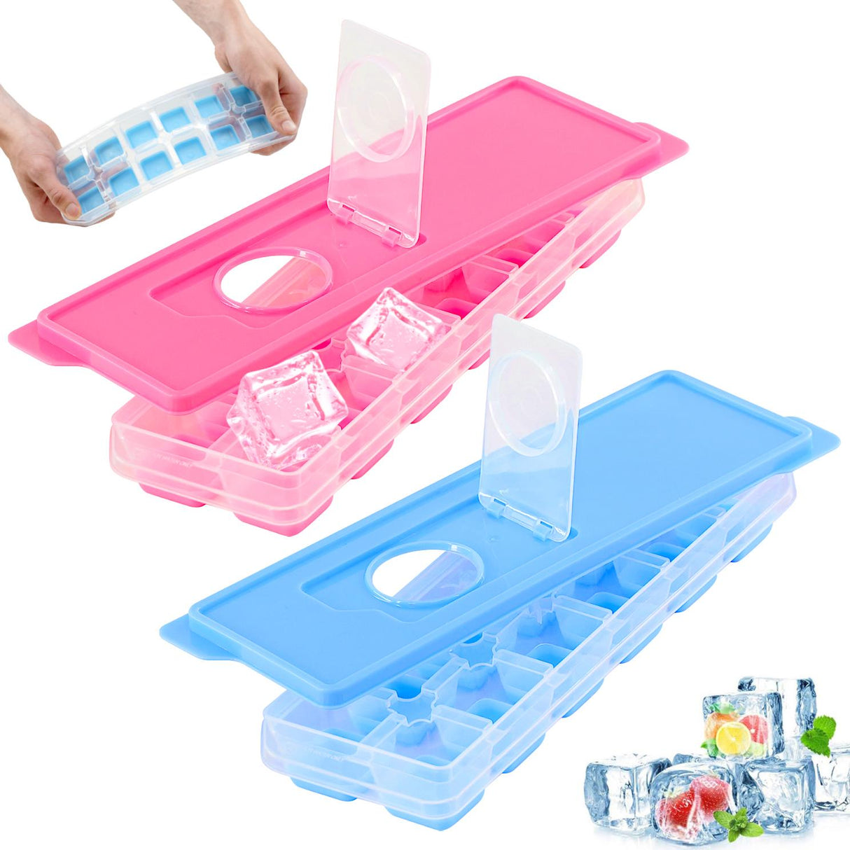Silicone Ice Cube Mould by GEEZY - UKBuyZone