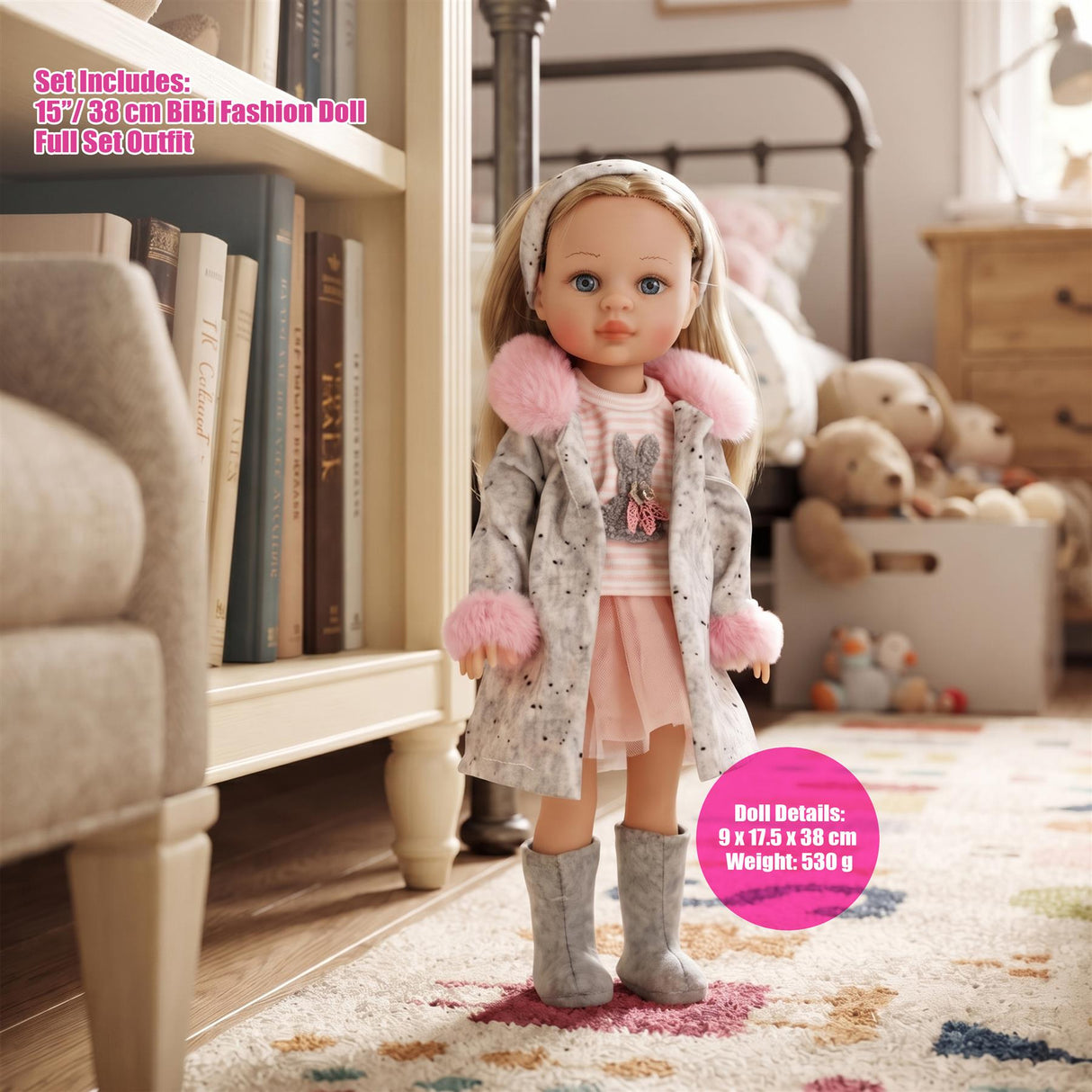 BiBI Fashion Doll "Emma" (38 cm / 15")