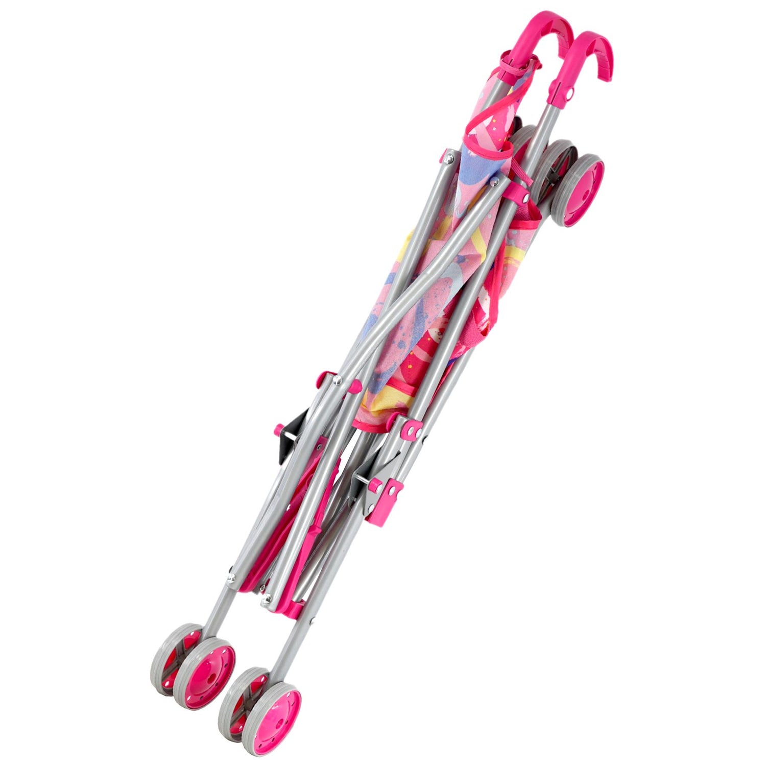 Baby Doll Pink Foldable Stroller by BiBi Doll - UKBuyZone