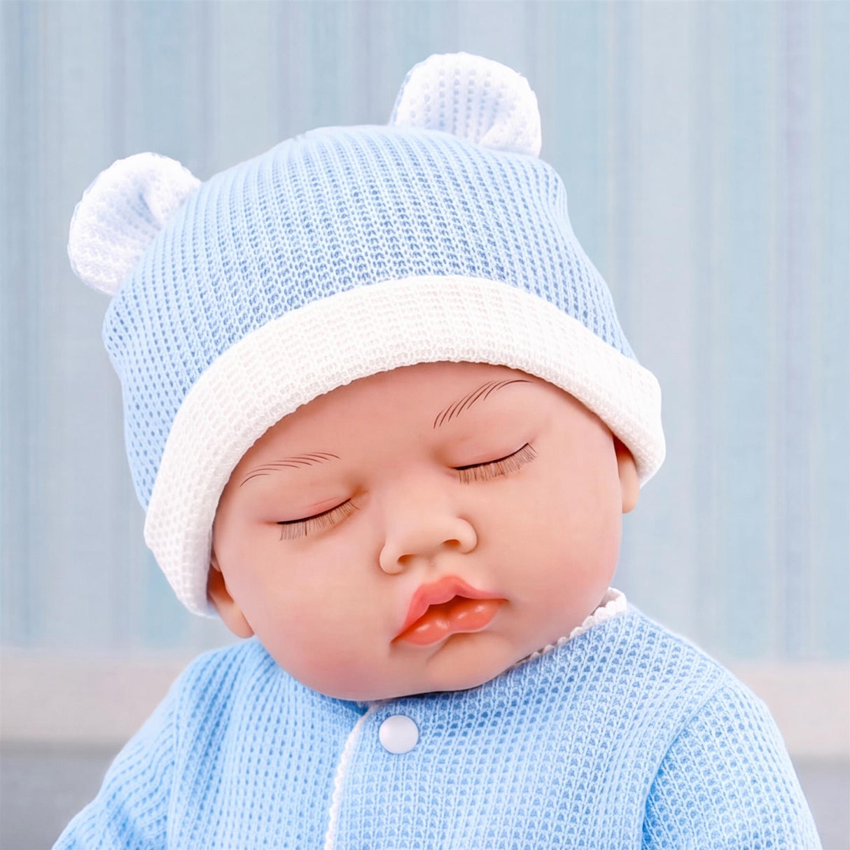BiBi Doll Reborn Sleeping Boy "Periwinkle" (50 cm / 20")