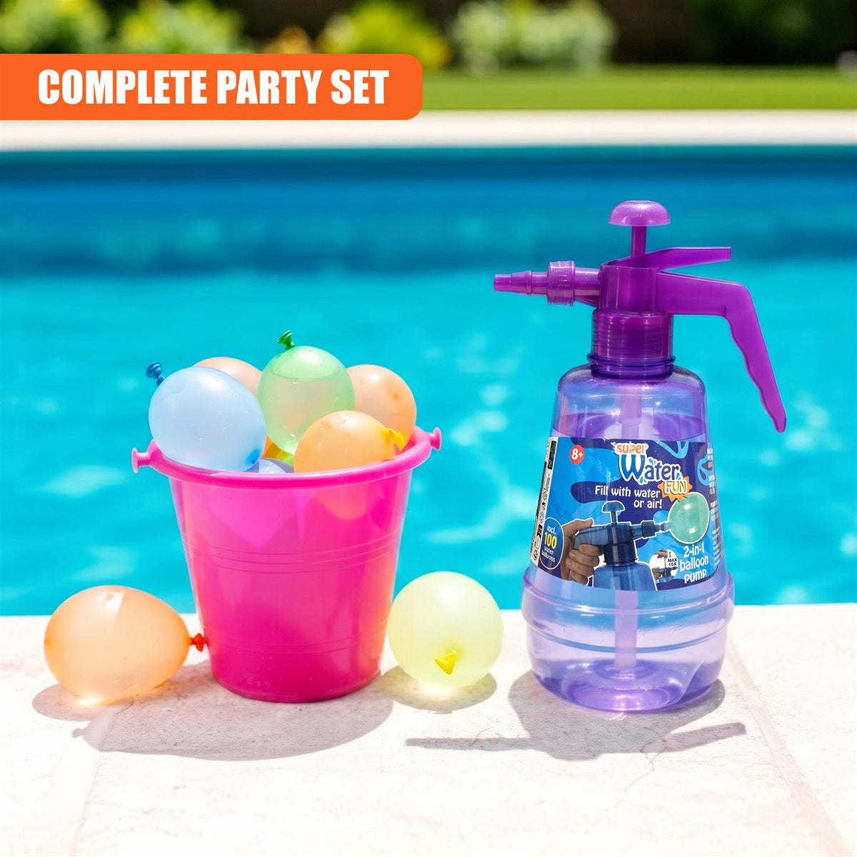 2 in 1 Air & Water Balloon Pump