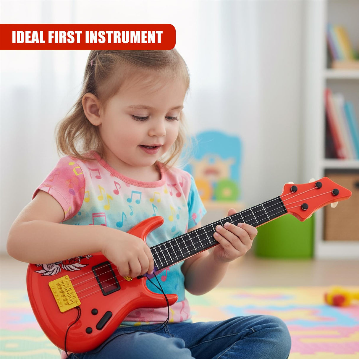 19 Inches Kids Plastic Acoustic Guitar