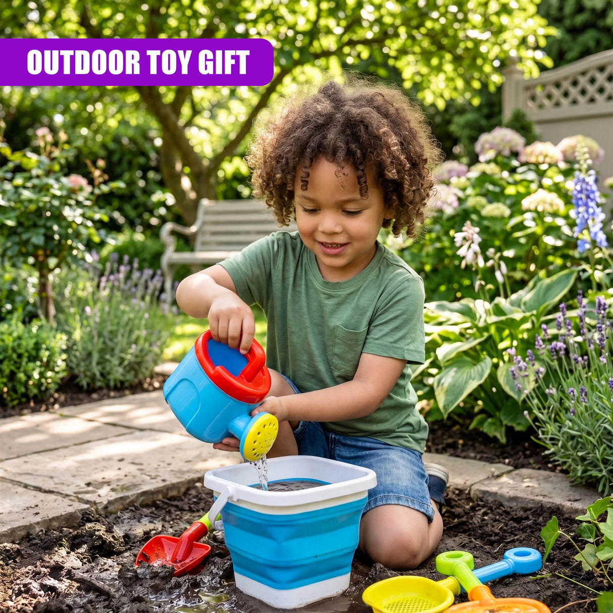 8-Piece Bucket & Spade Playset