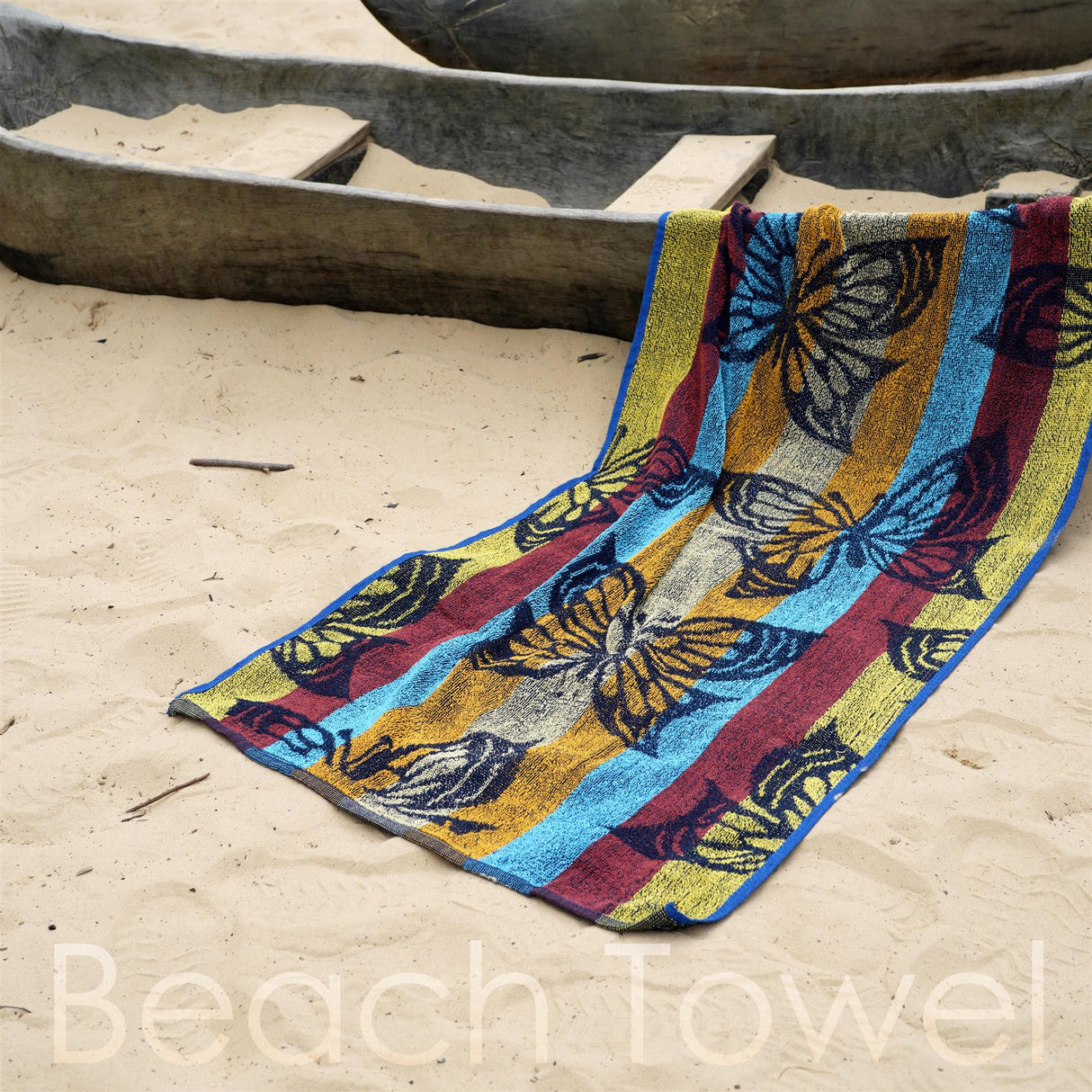 Large Multicoloured Beach Towels by Geezy - UKBuyZone