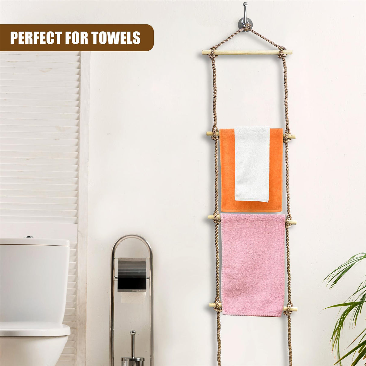 Hanging Blanket Ladder by GEEZY - UKBuyZone
