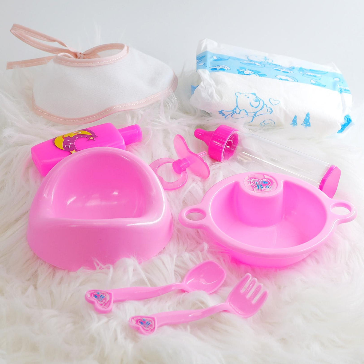 9 Piece Baby Dolls Accessories Set