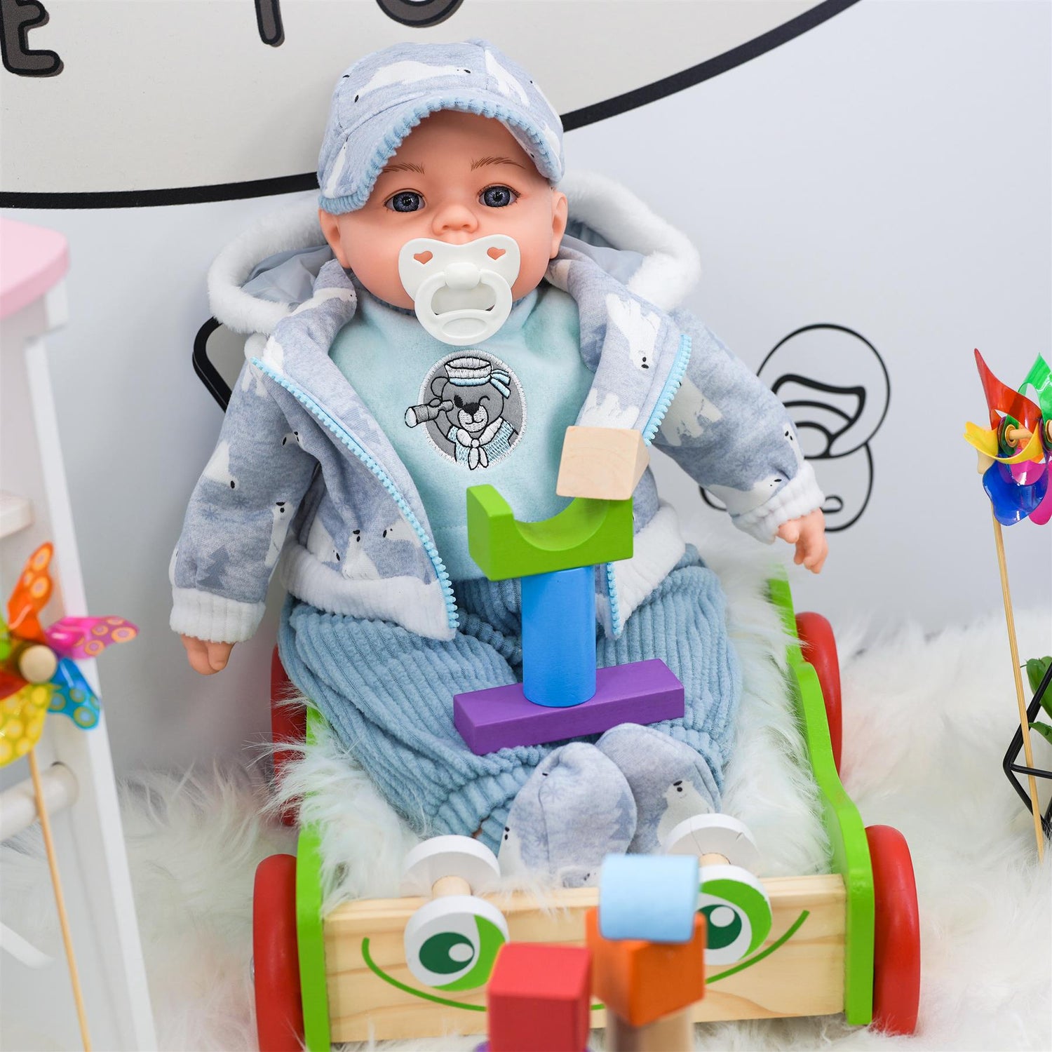 BiBi Baby Doll "#2 White Claw" (45 cm / 18") by BiBi Doll - UKBuyZone