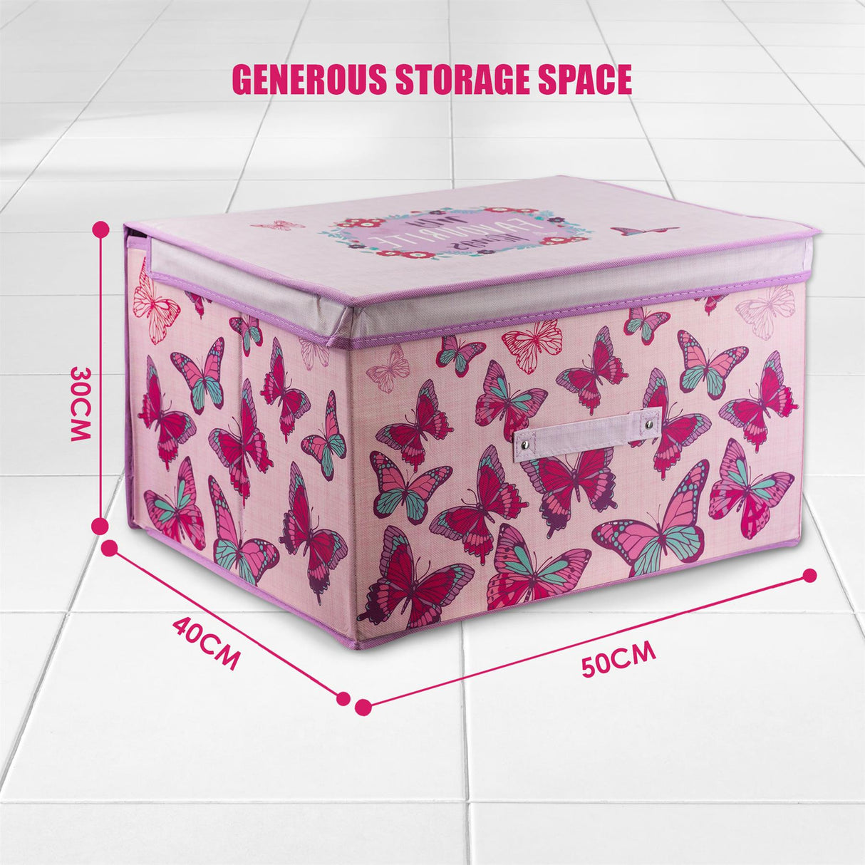 Butterfly Large Storage Box by The Magic Toy Shop - UKBuyZone