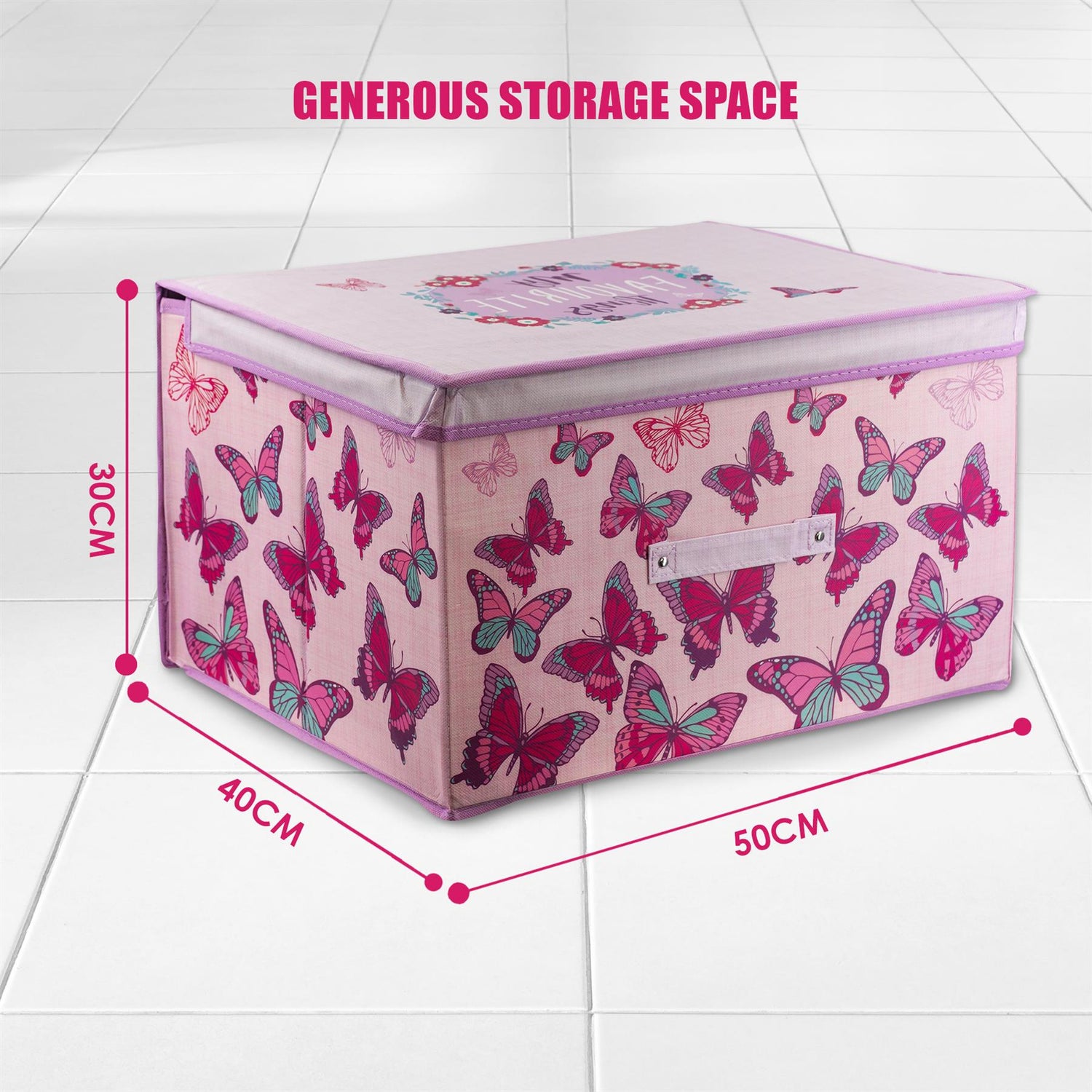 Butterfly Large Storage Box by The Magic Toy Shop - UKBuyZone