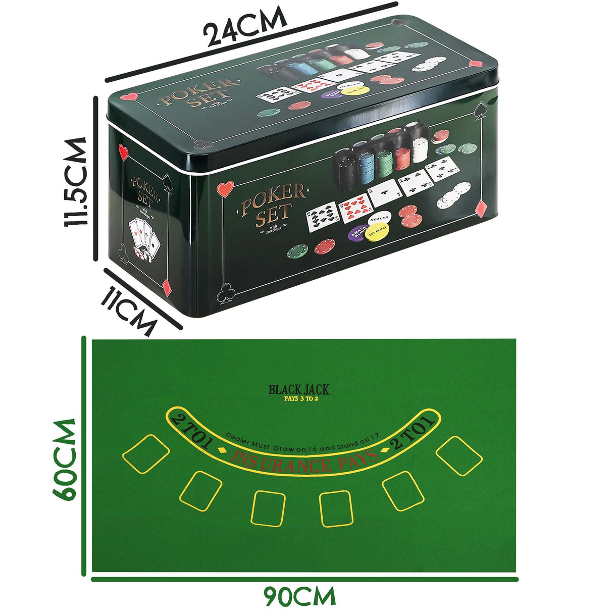 POKER SET by The Magic Toy Shop - UKBuyZone