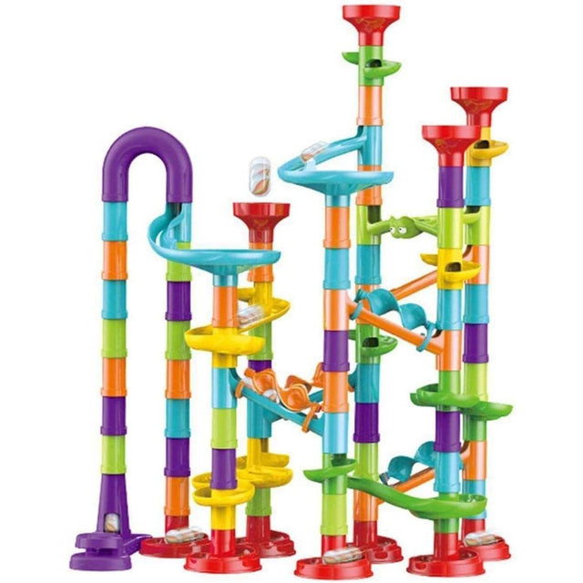 Marble Run Race Building Block Maze Toy Set 113 pcs by The Magic Toy Shop - UKBuyZone