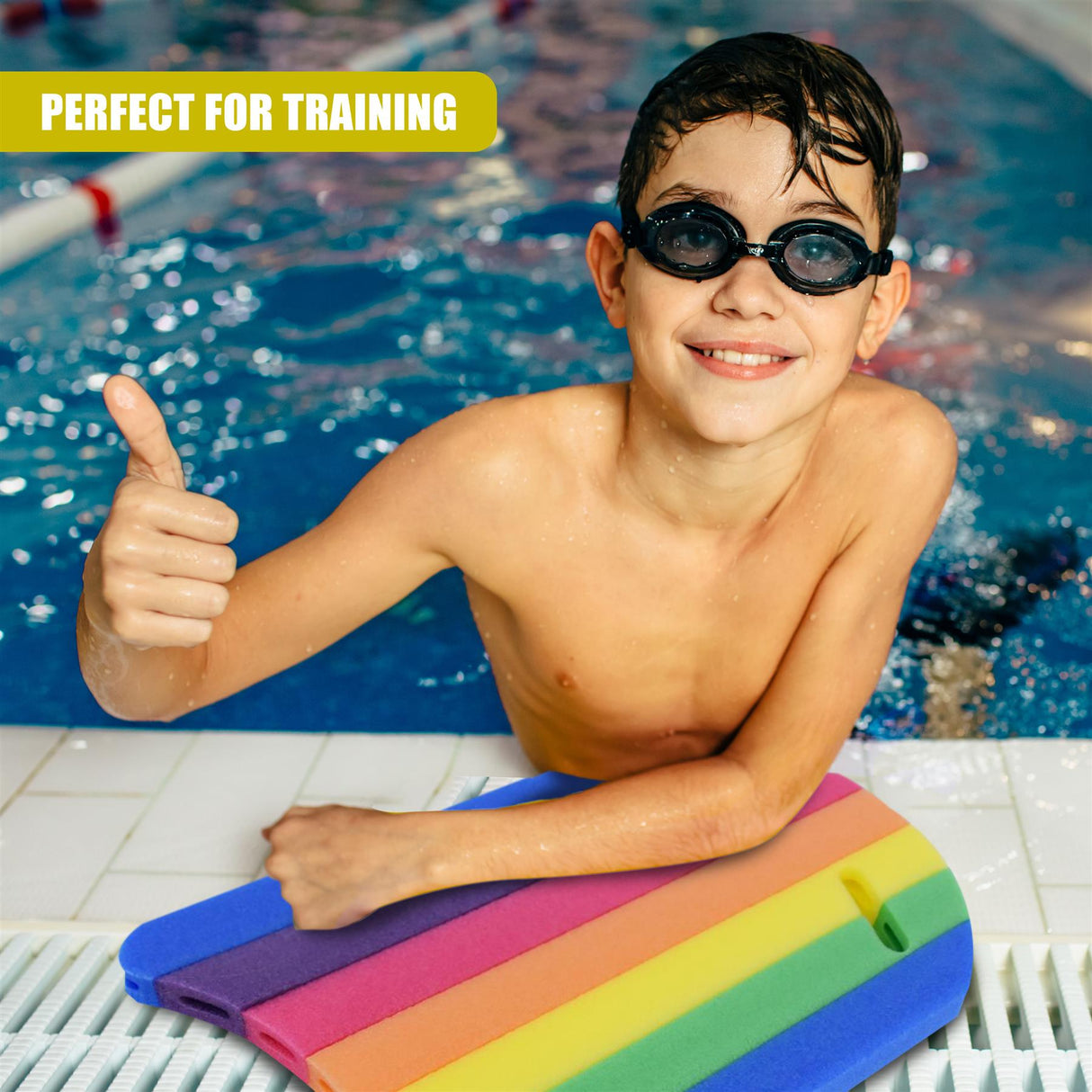 Rainbow Eva Foam Kickboard