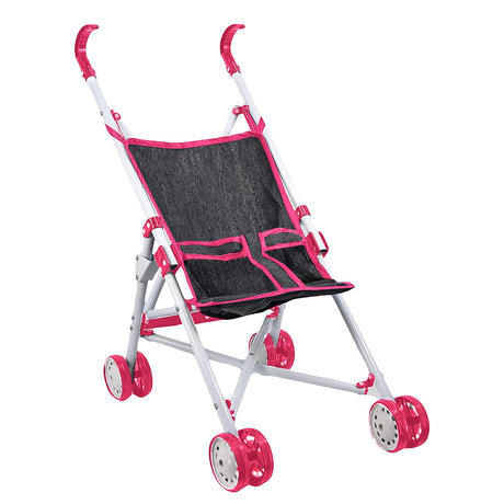 Pink Baby Doll Foldable Stroller by BiBi Doll - UKBuyZone
