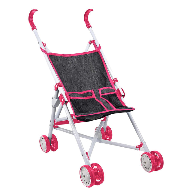 Pink Baby Doll Foldable Stroller by BiBi Doll - UKBuyZone