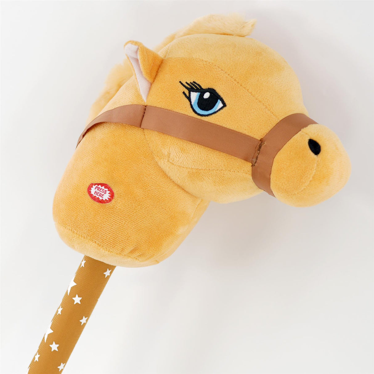 Kids Brown Hobby Horse With Sounds by The Magic Toy Shop - UKBuyZone