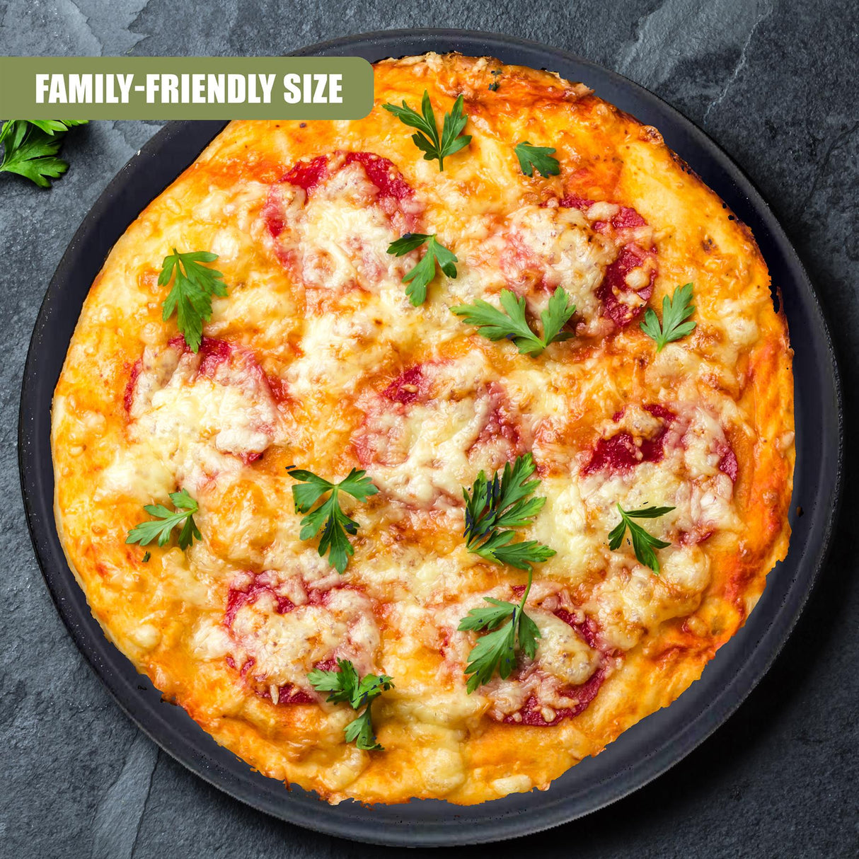 Non-Stick Pizza Baking Tray Set of 2