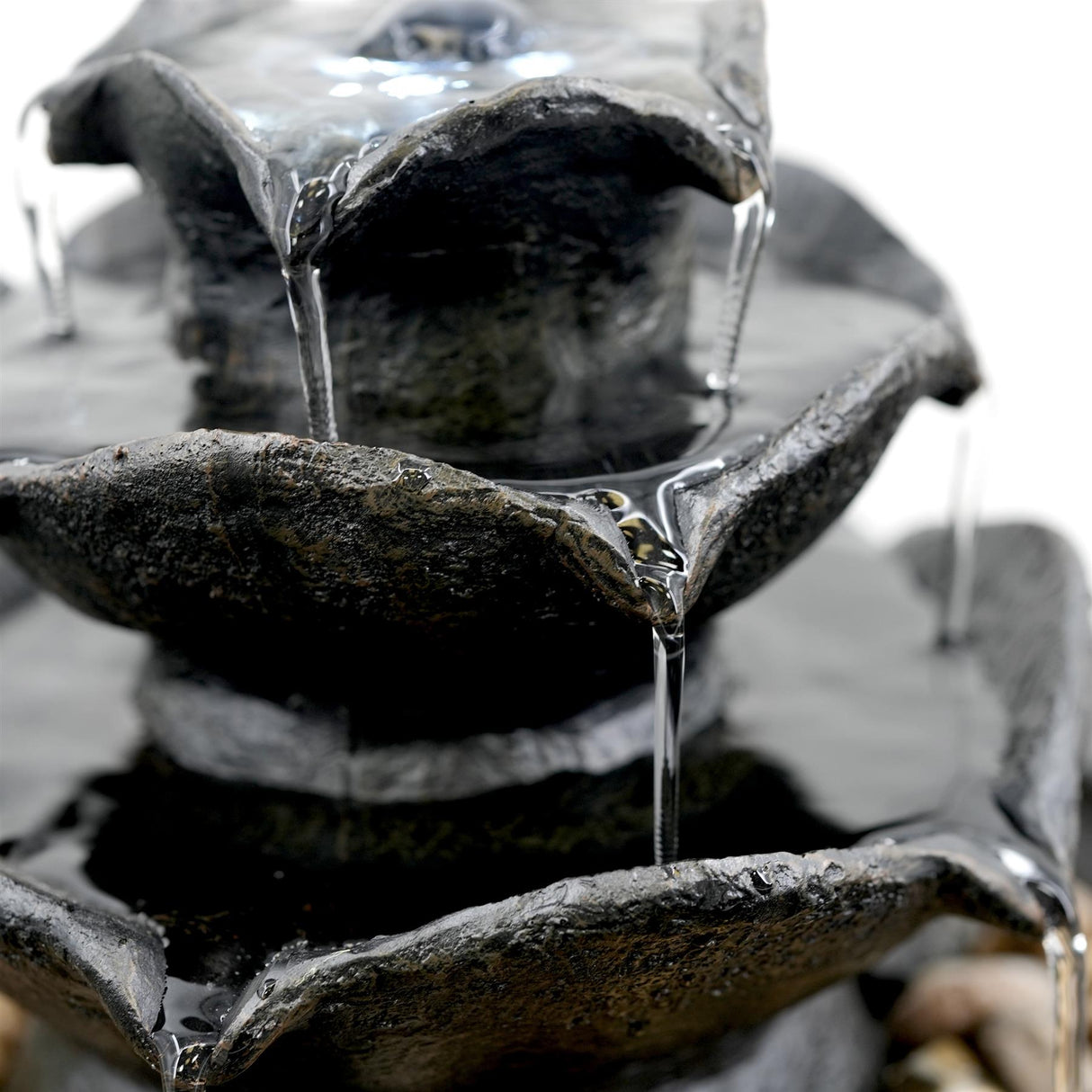 Waterfall Water Feature Indoor With LED by GEEZY - UKBuyZone