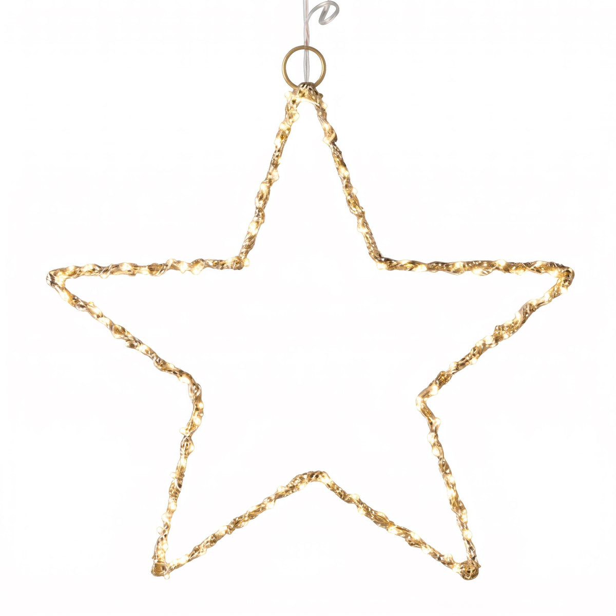 Star LED Fairy Light Gold Wire 30cm