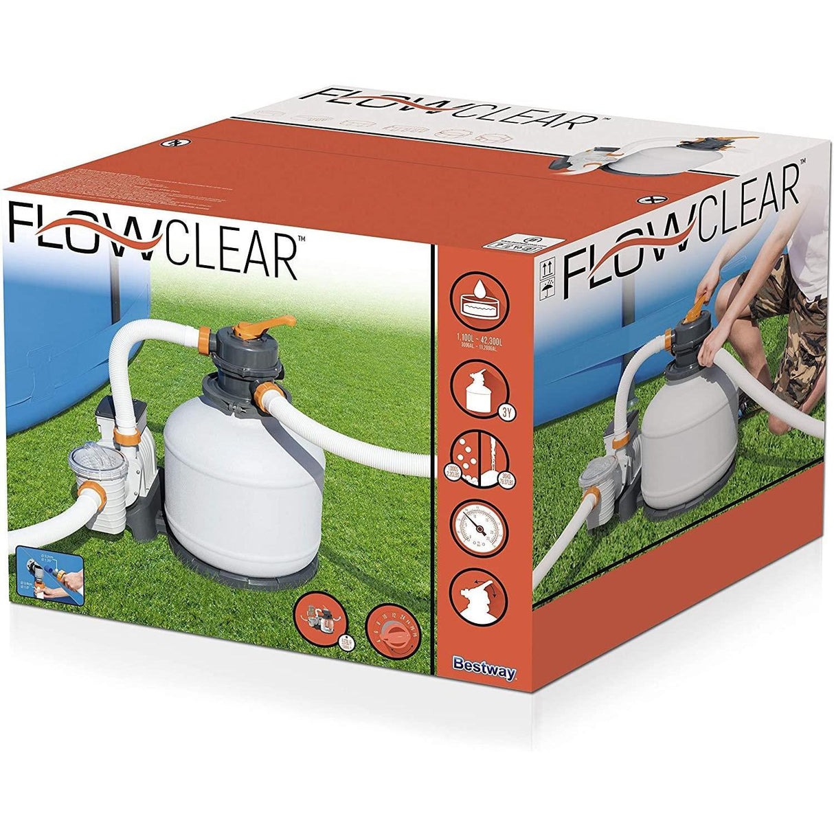Bestway Flowclear 1500Gal Sand Filter System by Bestway - UKBuyZone