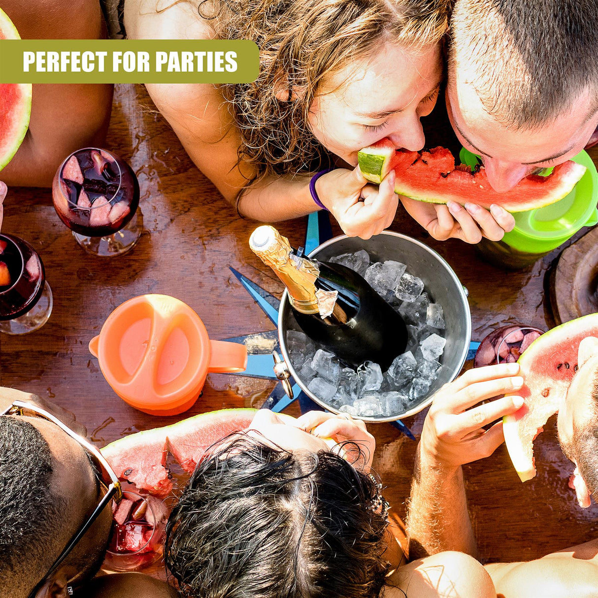 Wine Bucket Brushed Finish by Geezy - UKBuyZone