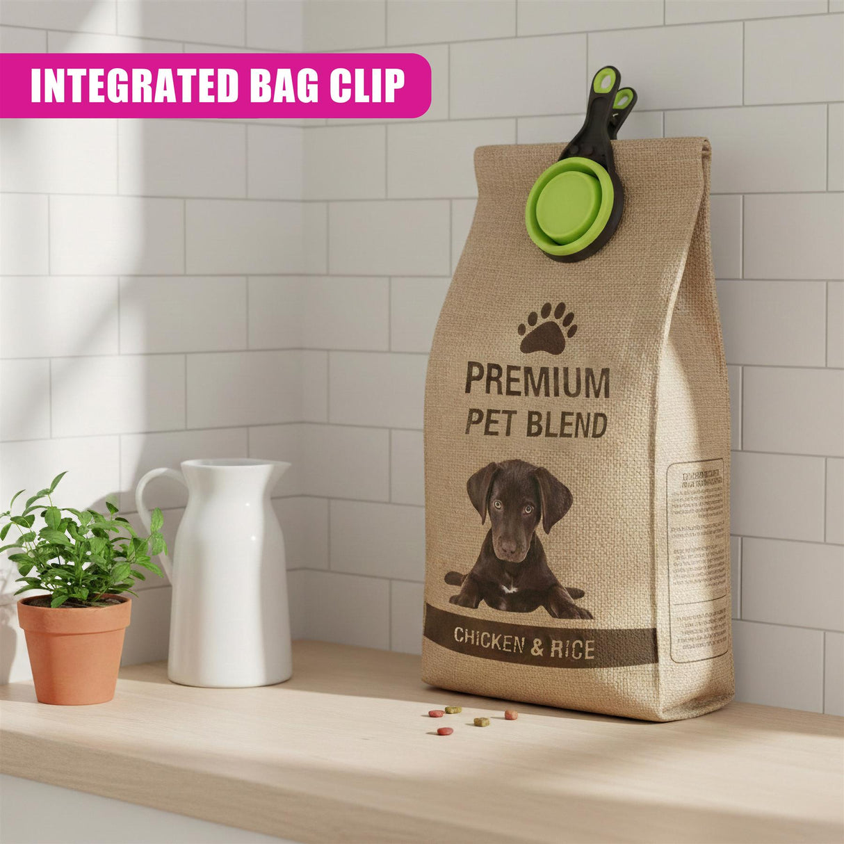 3 in 1 Collapsible Pet Food Scoop