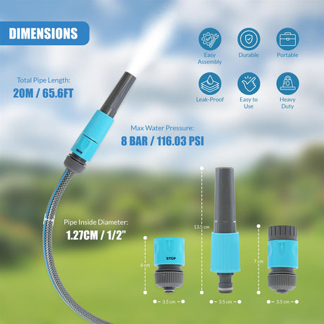 Garden Hose Set - 4 Pcs by GEEZY - UKBuyZone