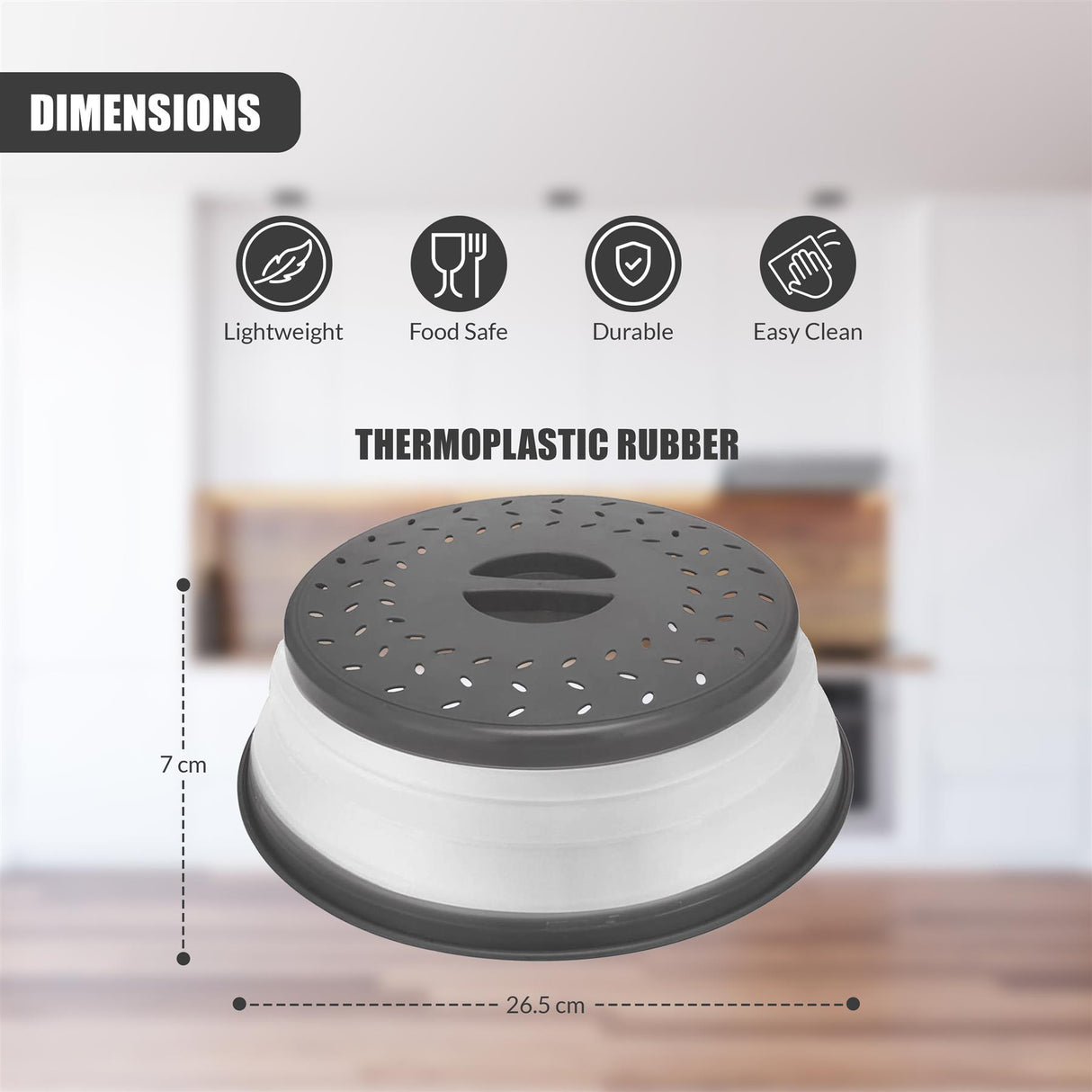 Collapsible Microwave Cover by GEEZY - UKBuyZone